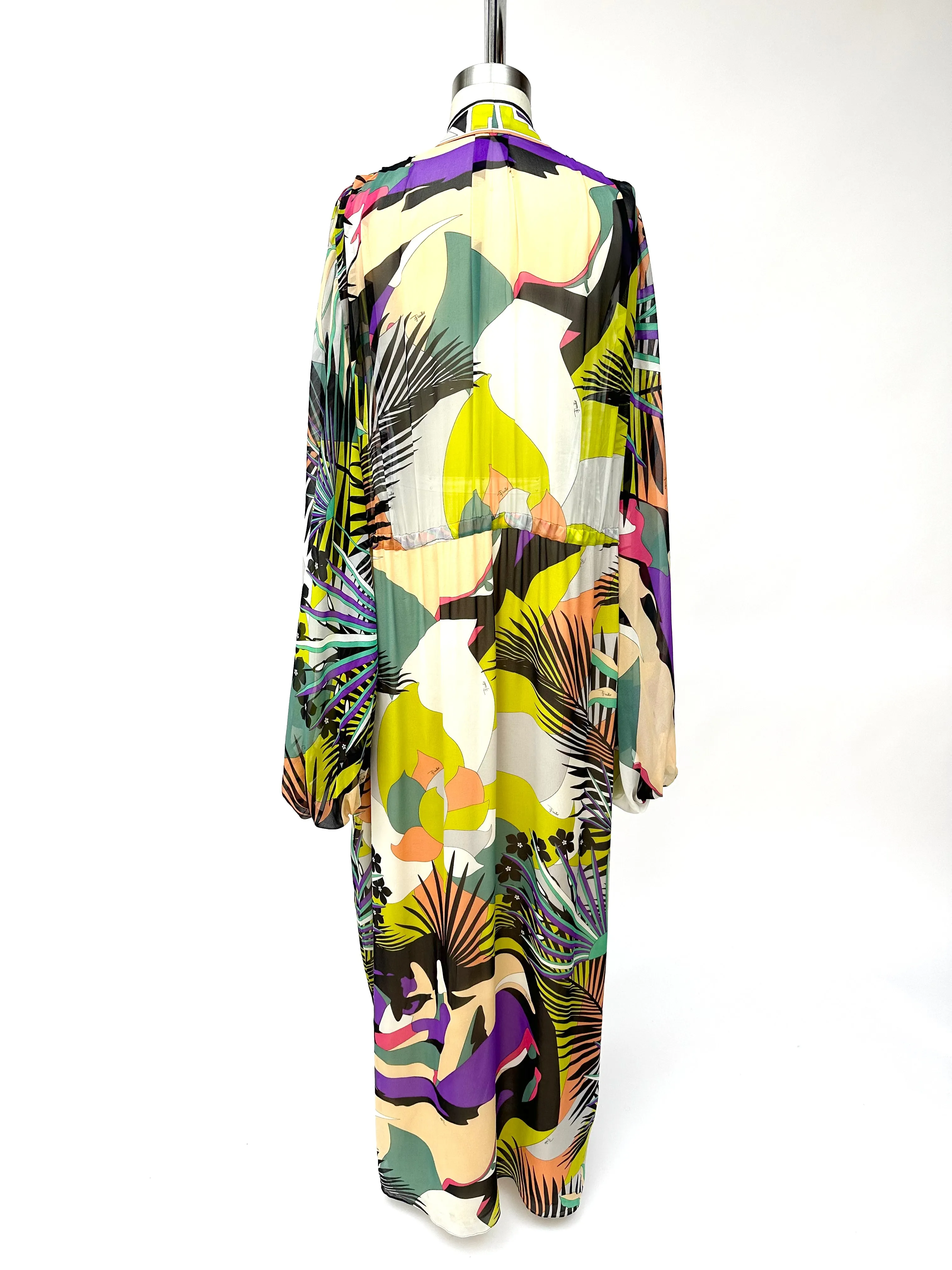 2009 Runway Emilio Pucci Silk Chiffon Dress
