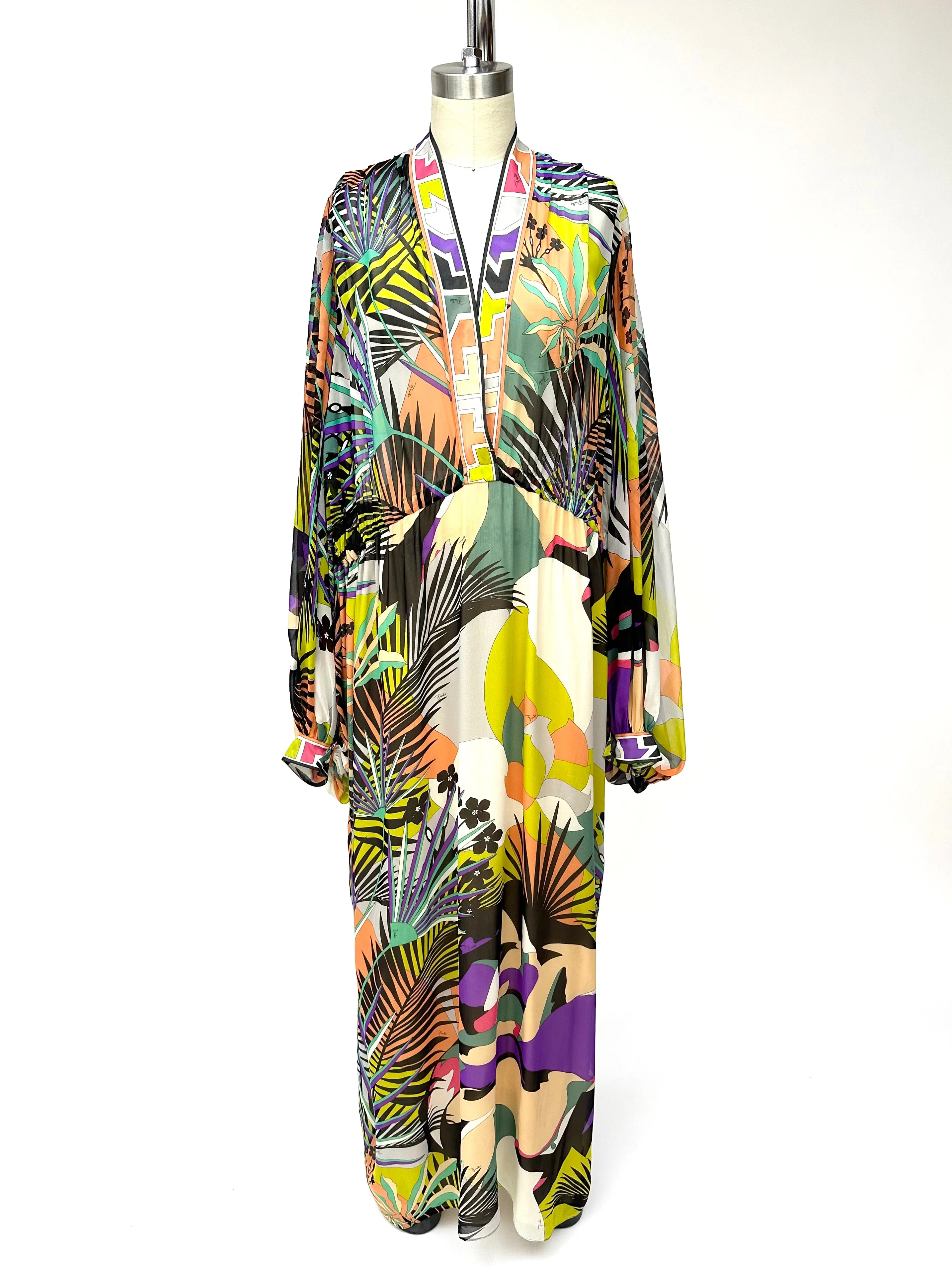 2009 Runway Emilio Pucci Silk Chiffon Dress