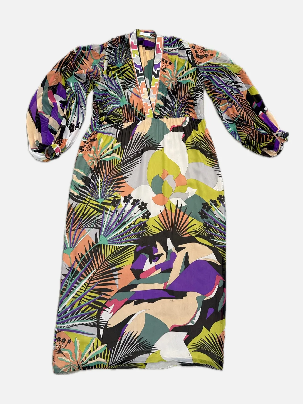 2009 Runway Emilio Pucci Silk Chiffon Dress