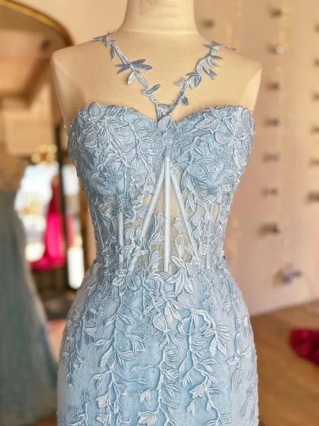 2025 Red Lace Prom Dresses Mermaid Sleeveless Formal Evening Dresses UK