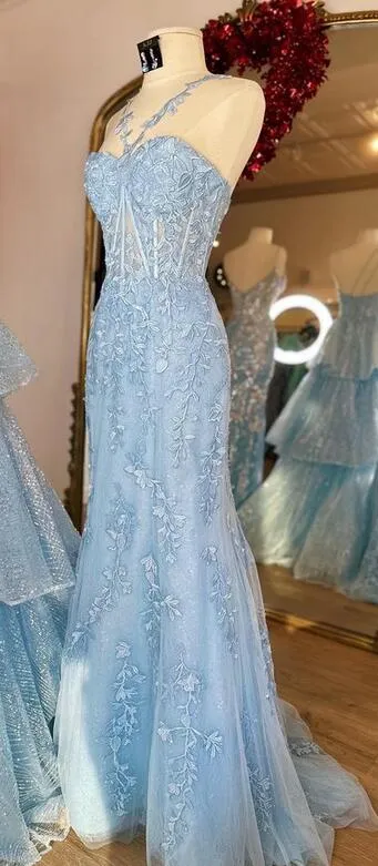 2025 Red Lace Prom Dresses Mermaid Sleeveless Formal Evening Dresses UK