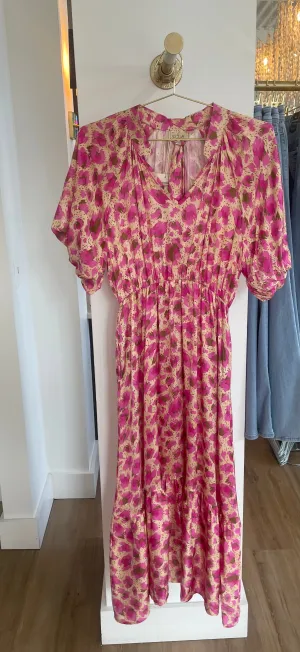 Alexandra Dress-Azalea Abstract