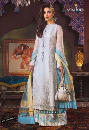 Asim Jofa New Party Suit with Embroidery #Y6047
