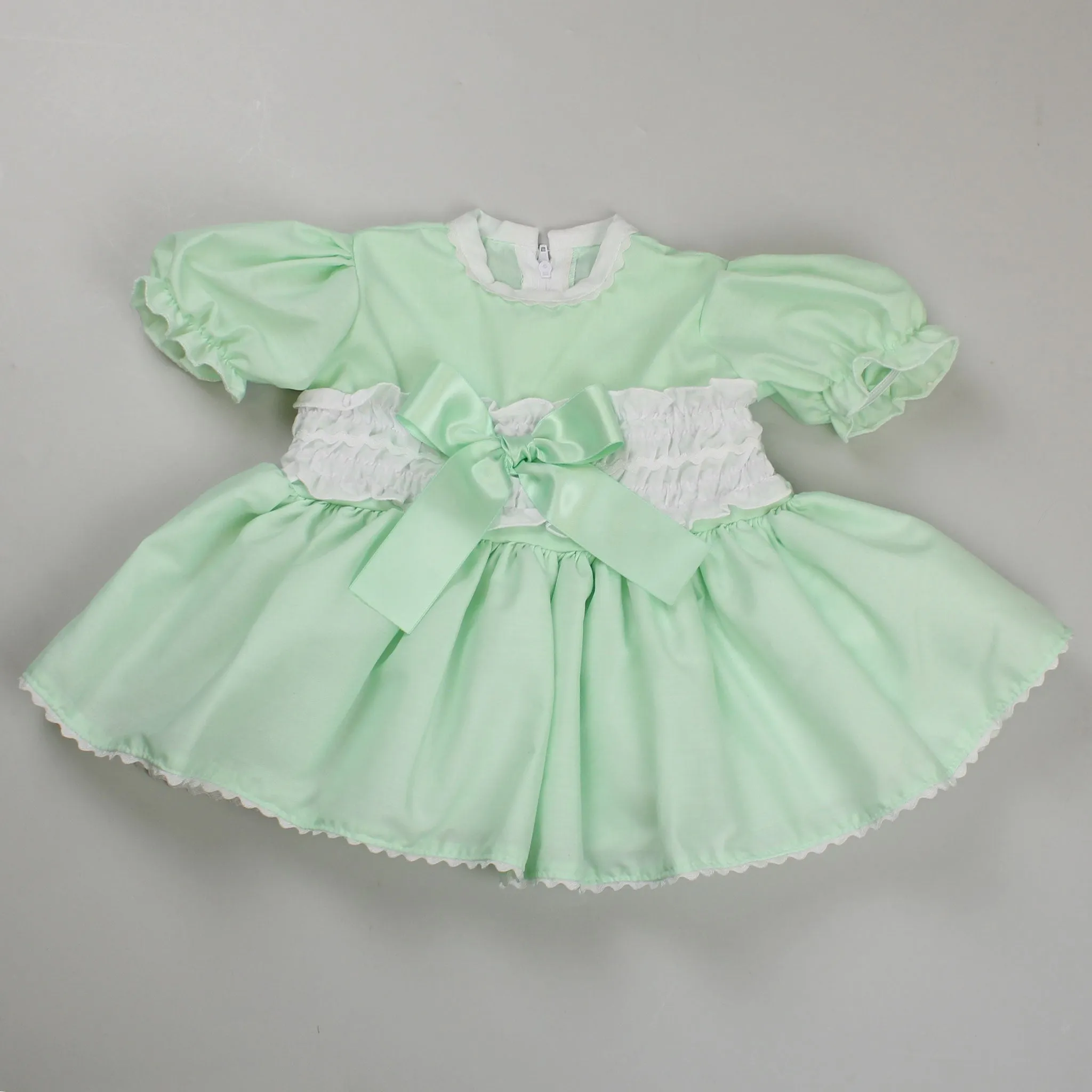 Baby Girls Spring Summer Dress - Mint Green