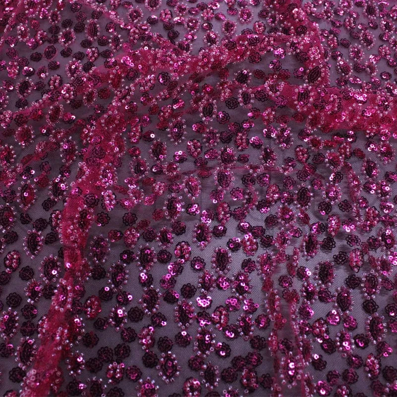 Beaded Bridal Lace Fabric 130 cm