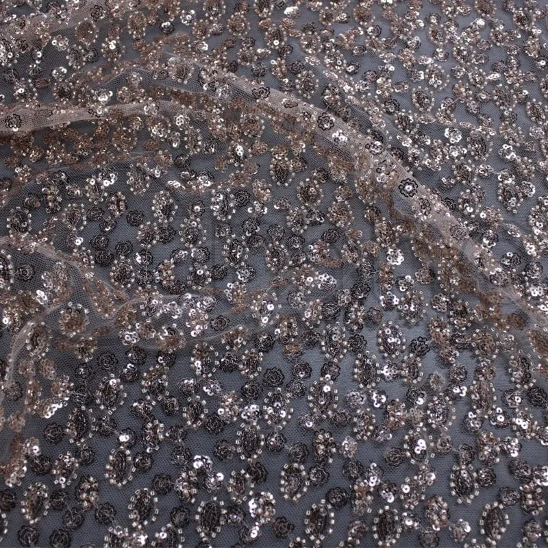 Beaded Bridal Lace Fabric 130 cm