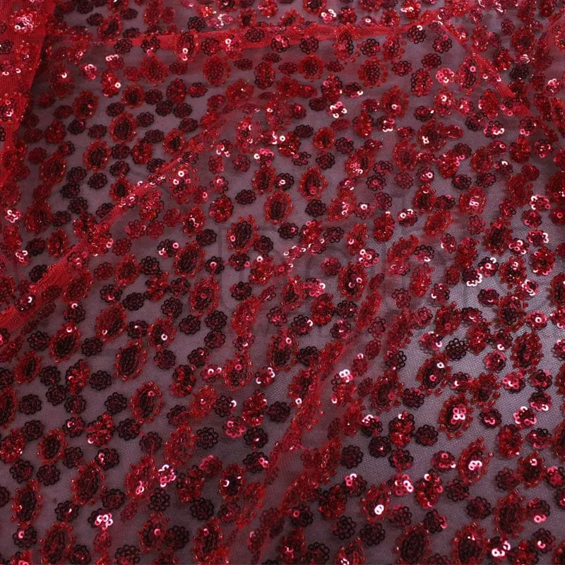 Beaded Bridal Lace Fabric 130 cm