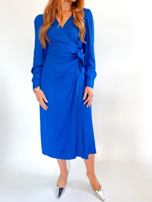 Chandell Silk Robe Midi Dress