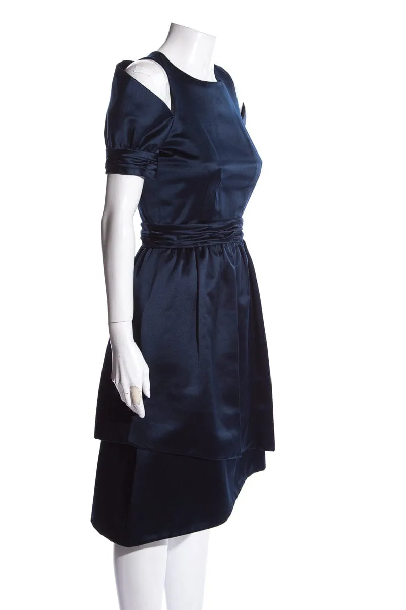 Chanel Navy Dress SZ 36 NWT