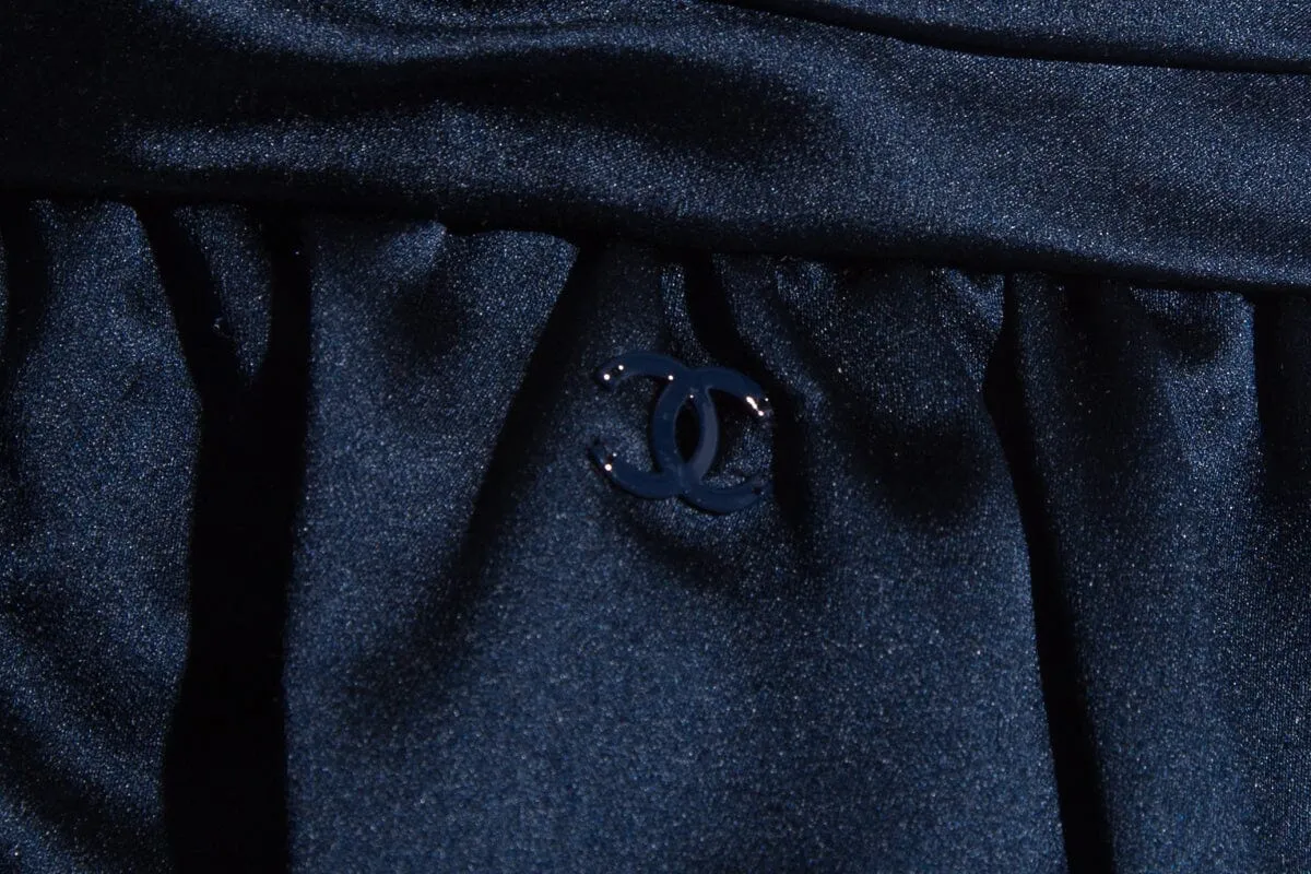 Chanel Navy Dress SZ 36 NWT