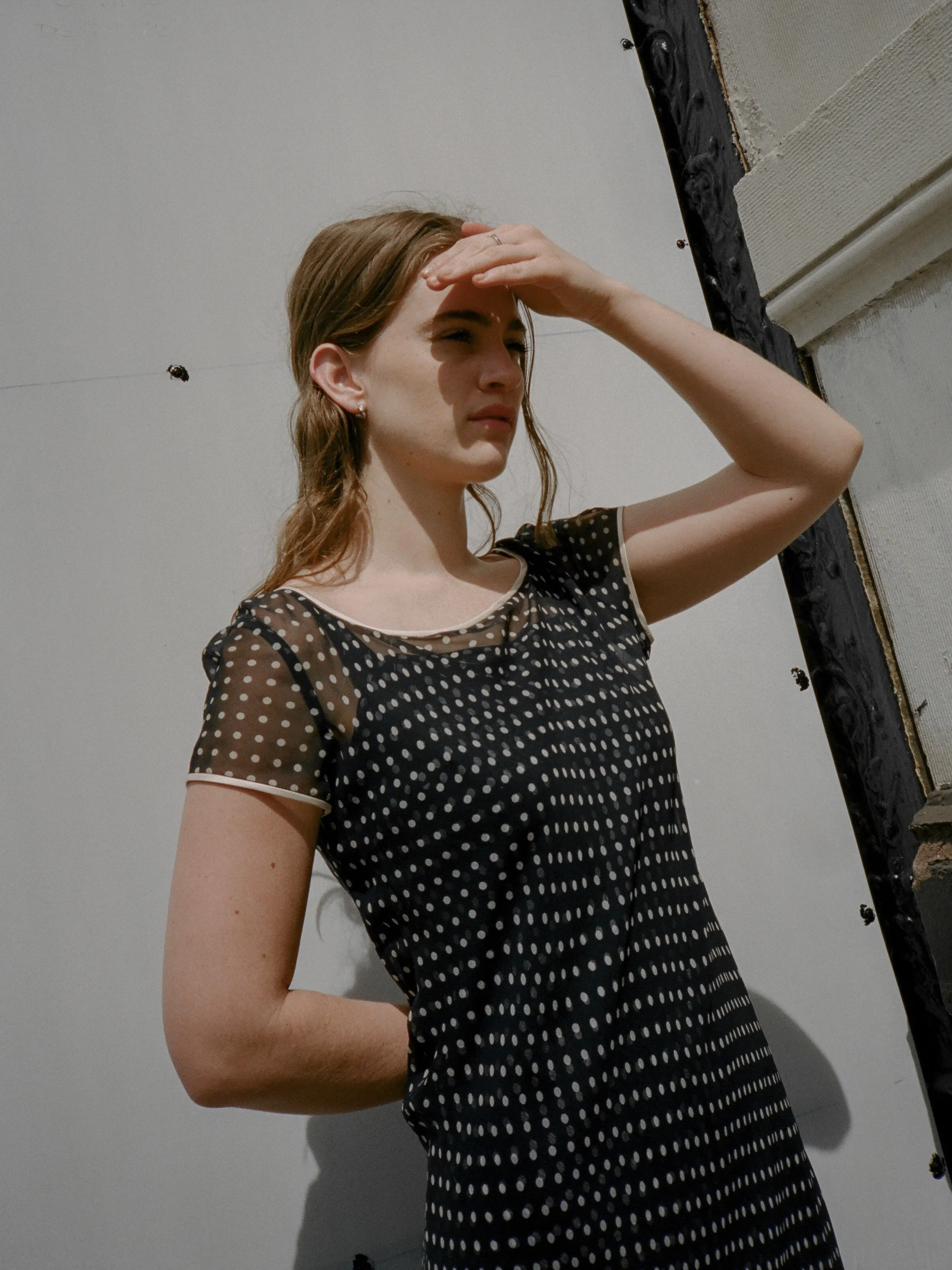 Chanel Polka Dot Silk Dress