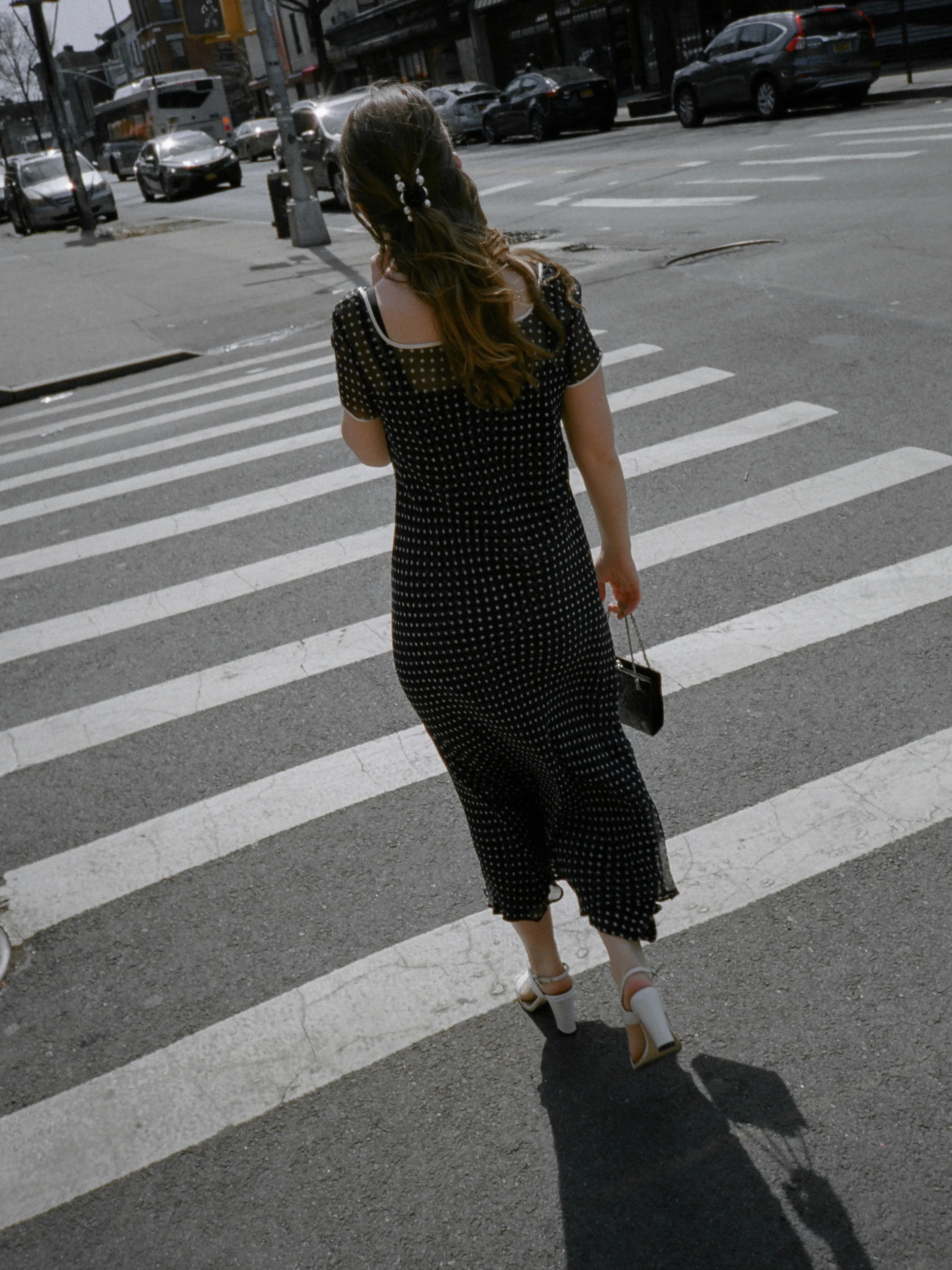 Chanel Polka Dot Silk Dress