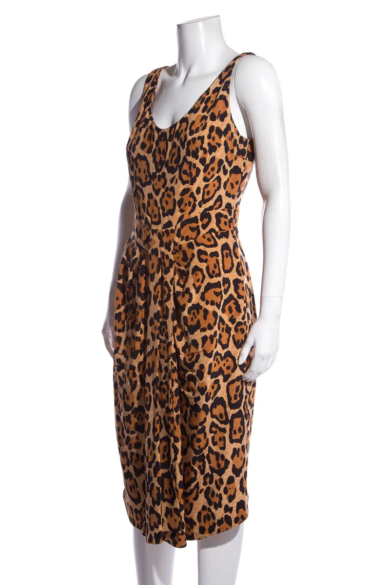 Christian Dior Leopard Dress SZ 12