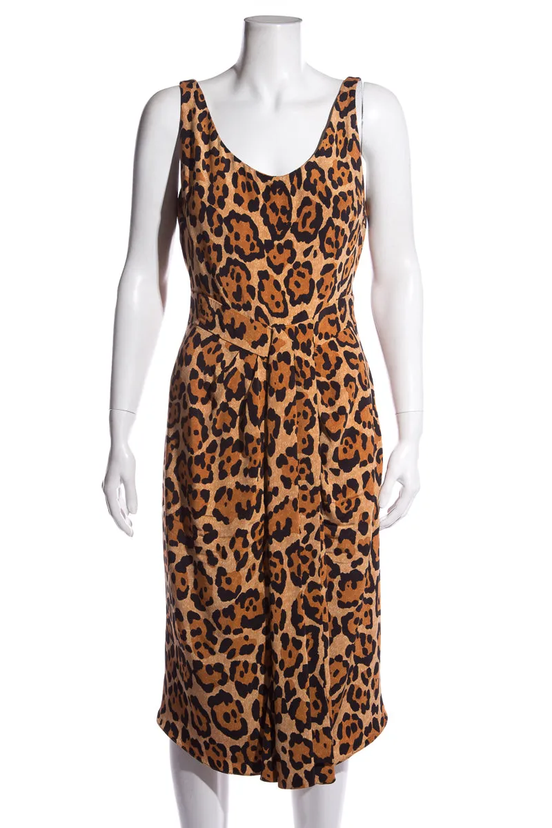 Christian Dior Leopard Dress SZ 12