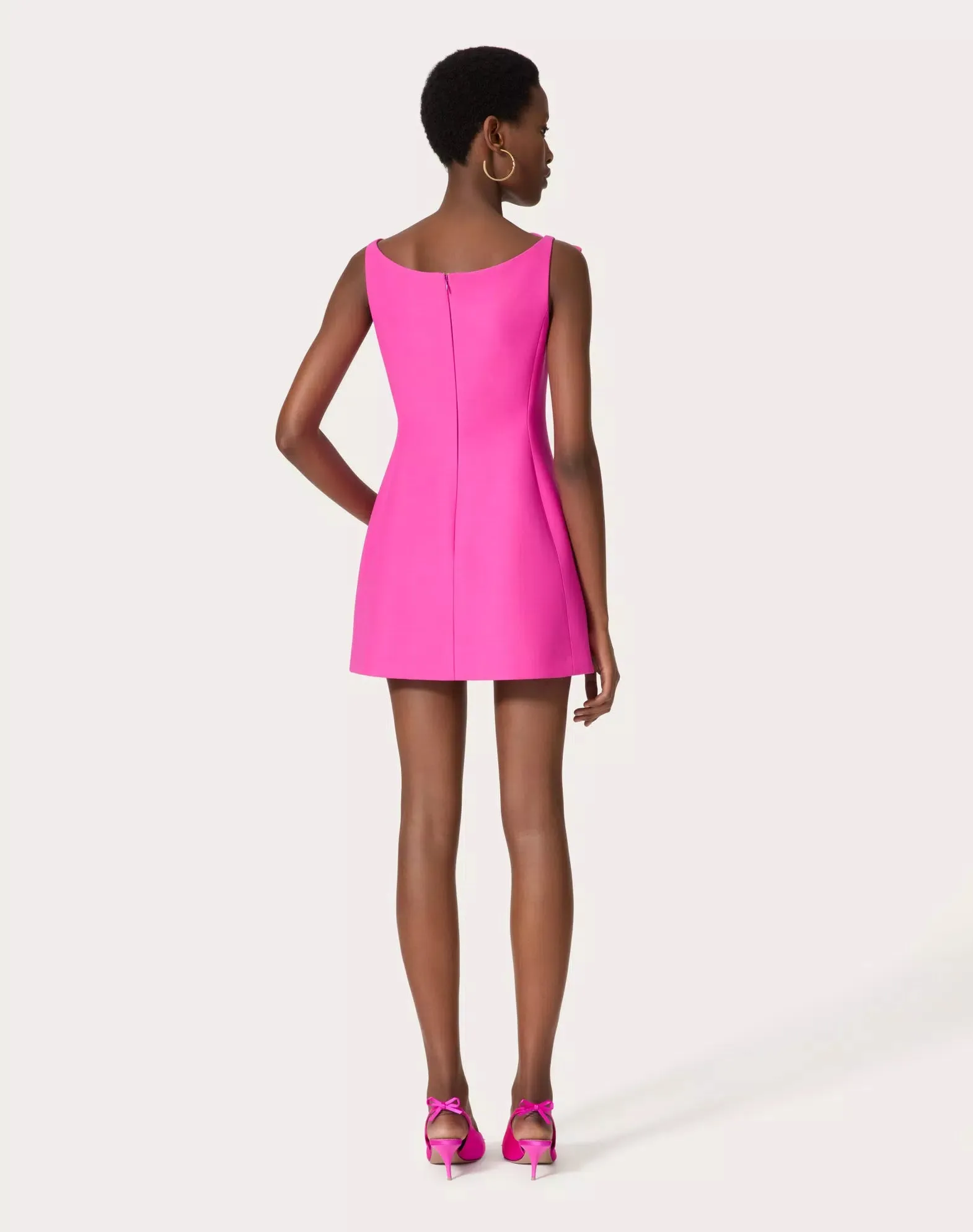 Crepe Couture Short Dress