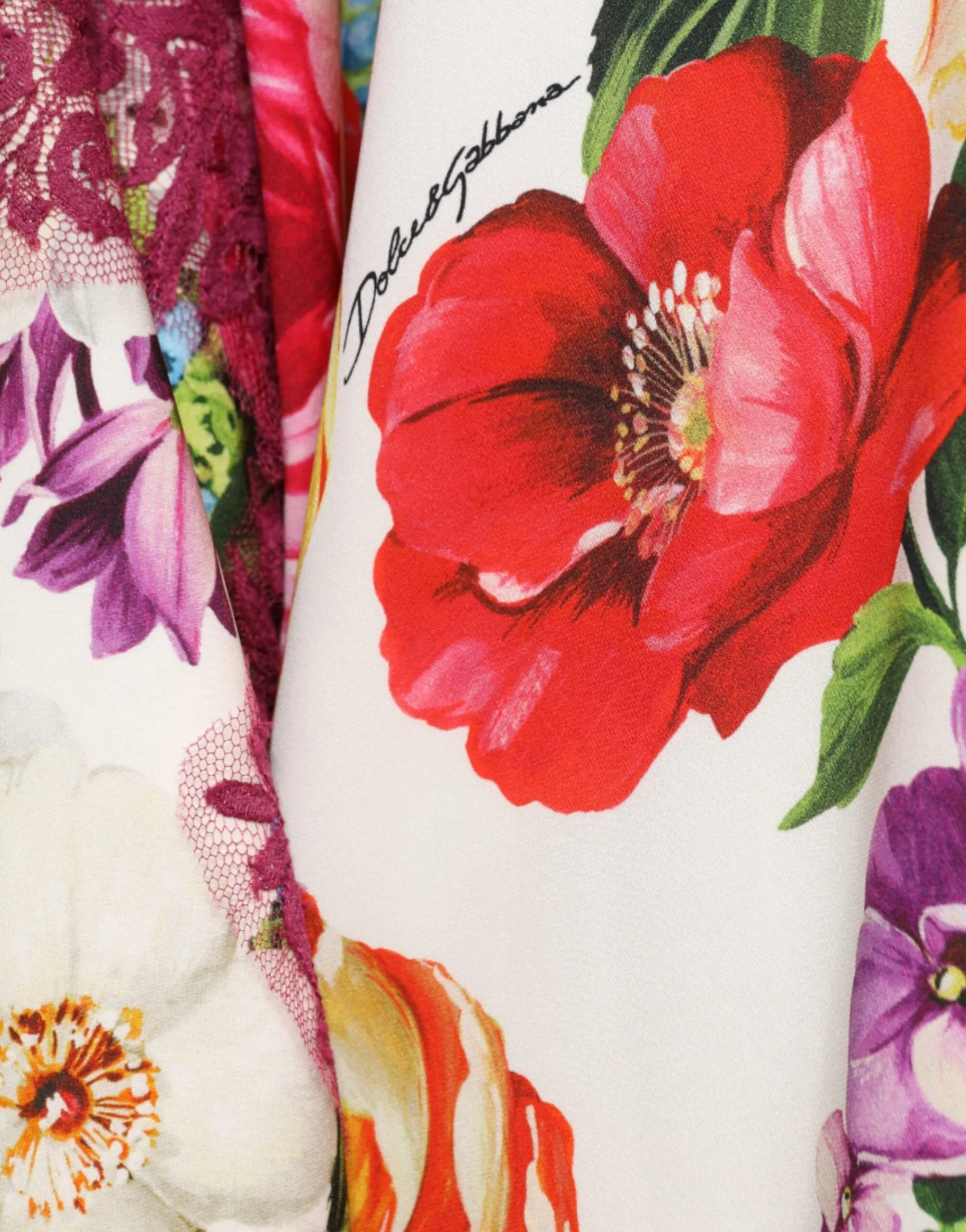 Dolce&Gabbana Women Multicolor Dress Silk Floral Print Maxi Kaftan Gown IT 38 XS
