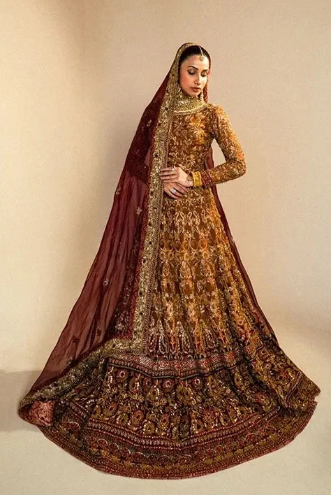 Embellished Lehenga and Choli Pakistani Bridal Dress