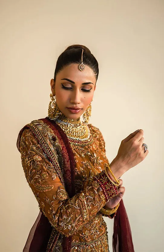 Embellished Lehenga and Choli Pakistani Bridal Dress