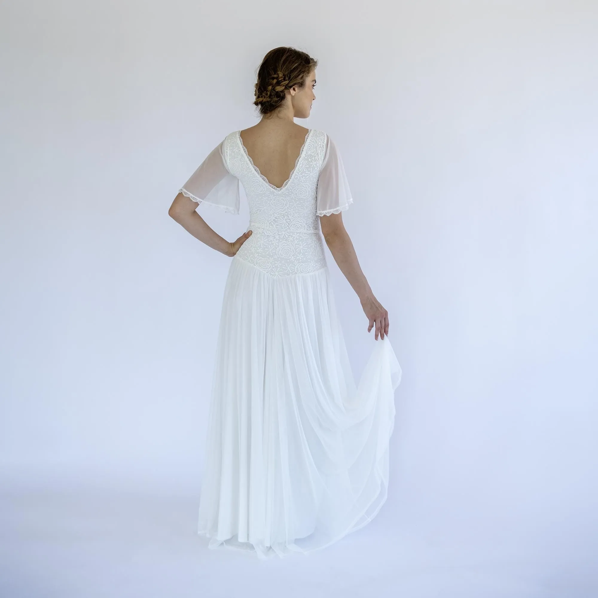Ethereal Chiffon Skirt Gown #1481