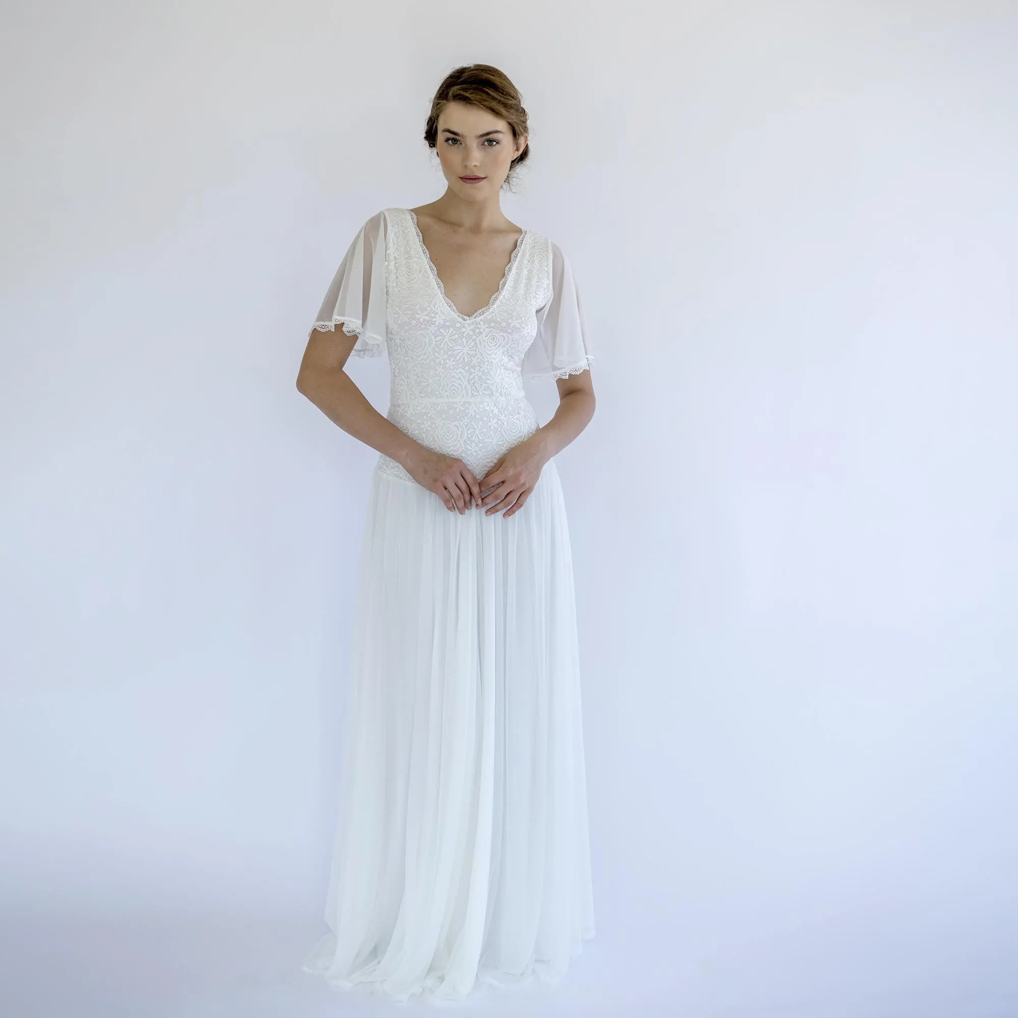 Ethereal Chiffon Skirt Gown #1481