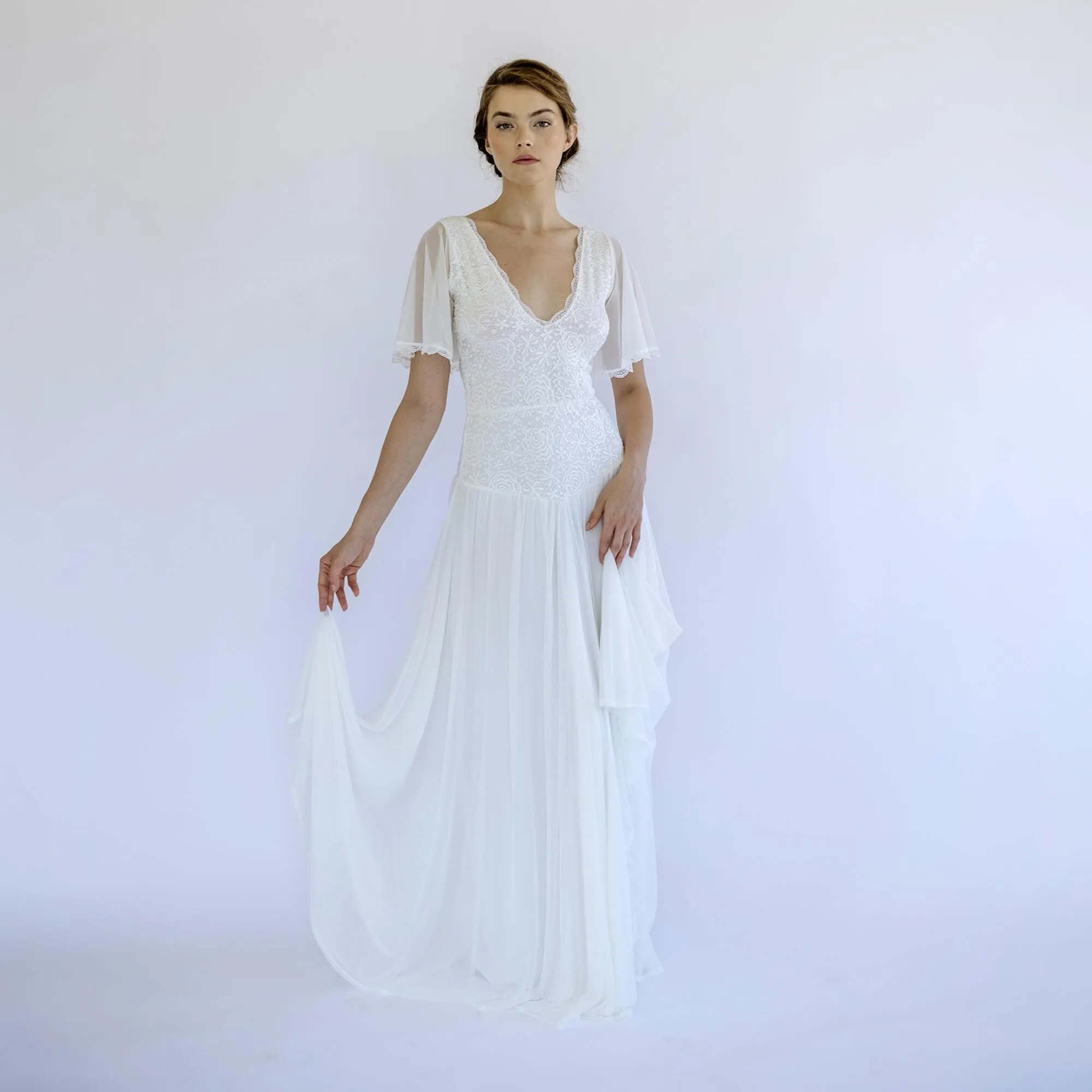 Ethereal Chiffon Skirt Gown #1481