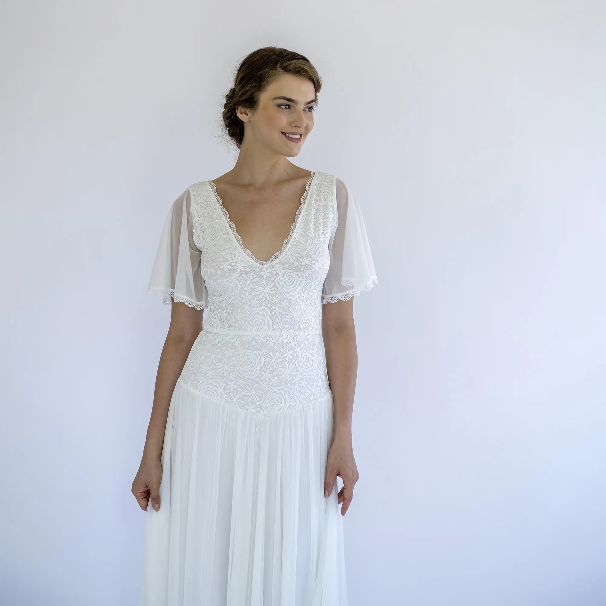 Ethereal Chiffon Skirt Gown #1481