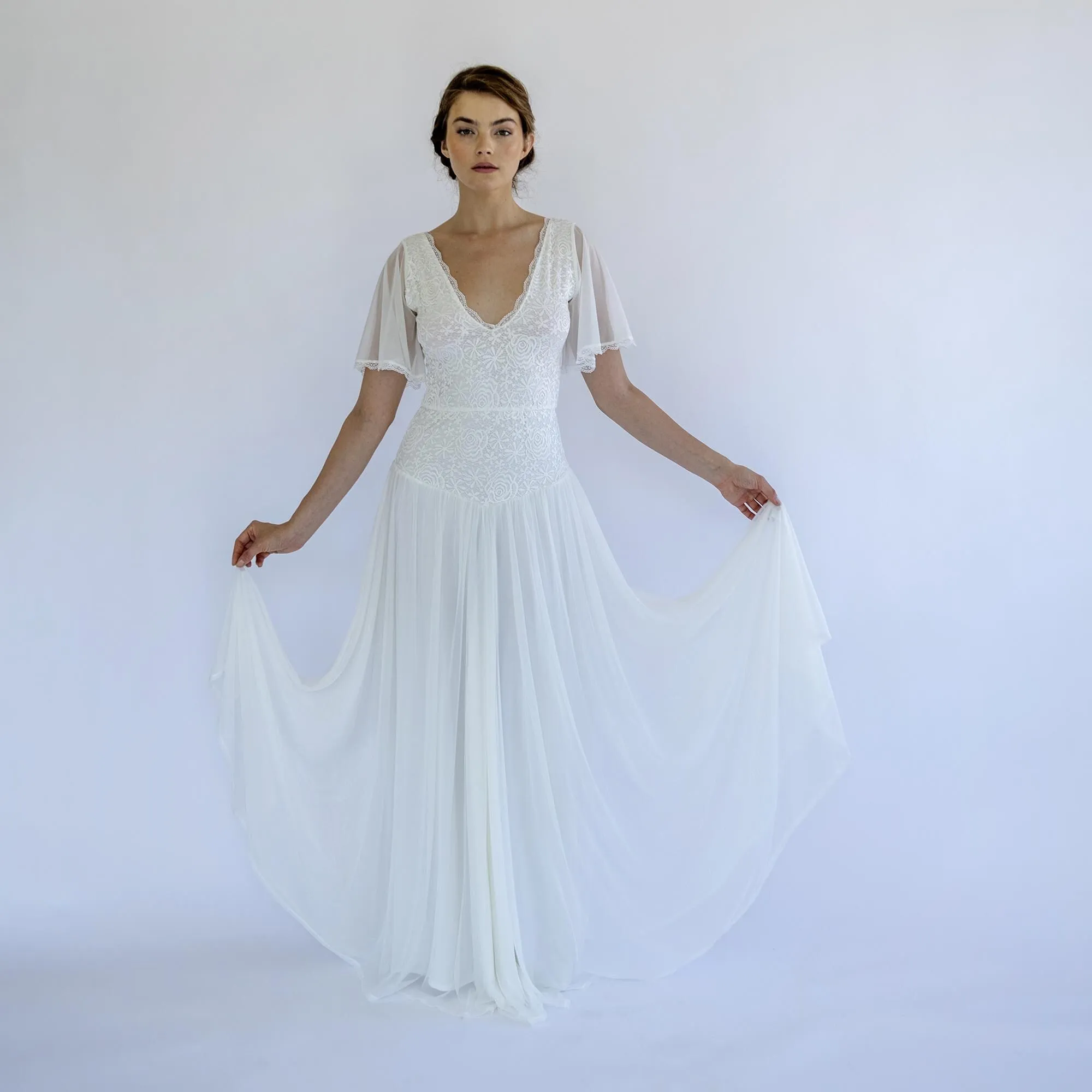 Ethereal Chiffon Skirt Gown #1481