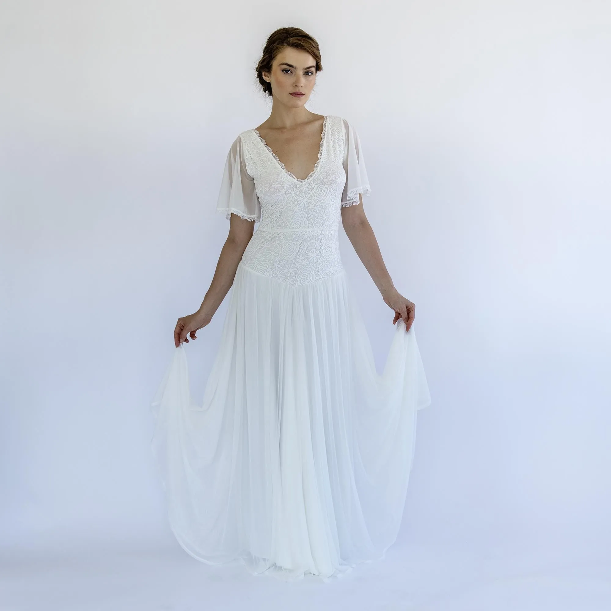 Ethereal Chiffon Skirt Gown #1481