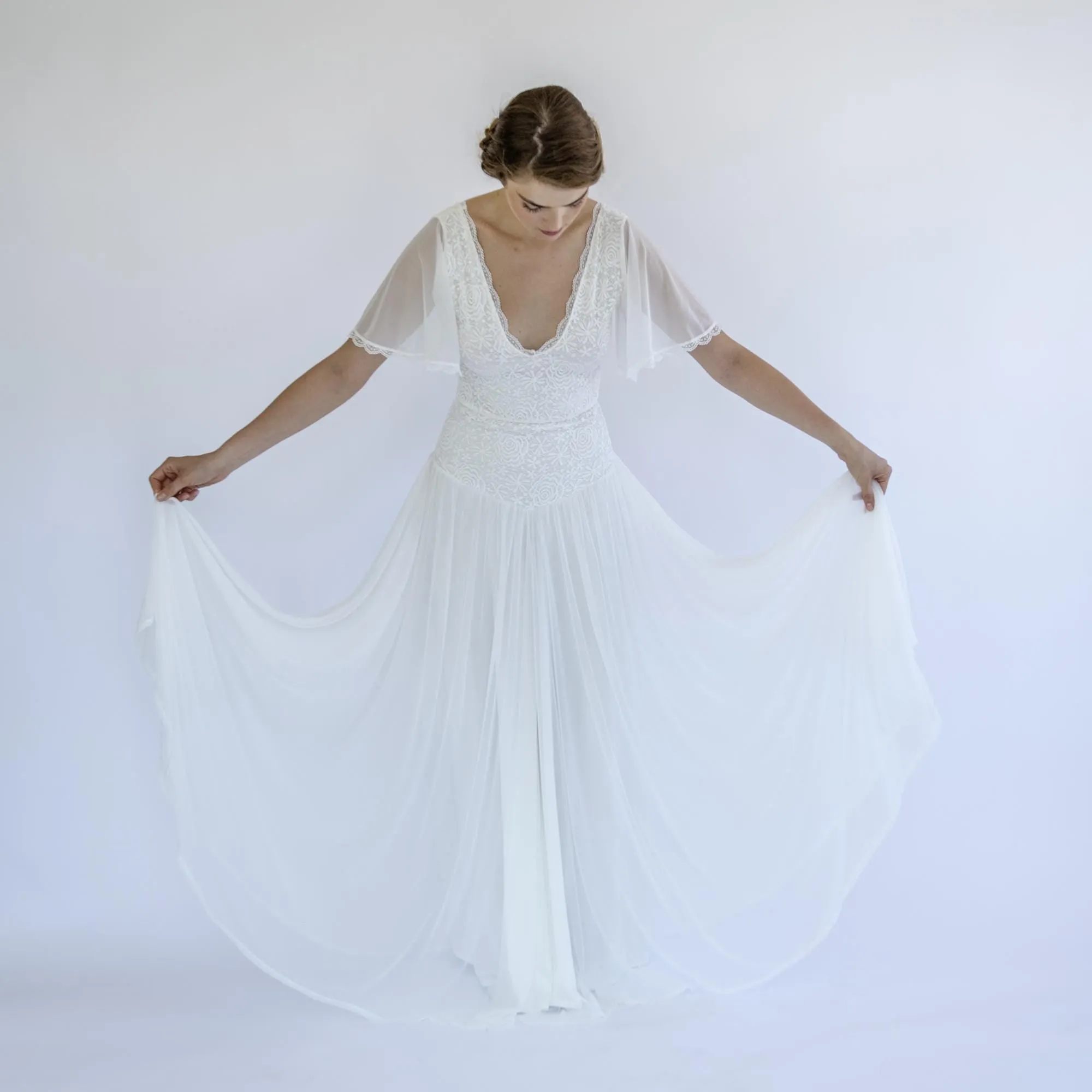 Ethereal Chiffon Skirt Gown #1481