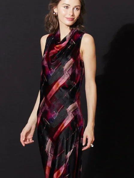 go velvet jet set dress print