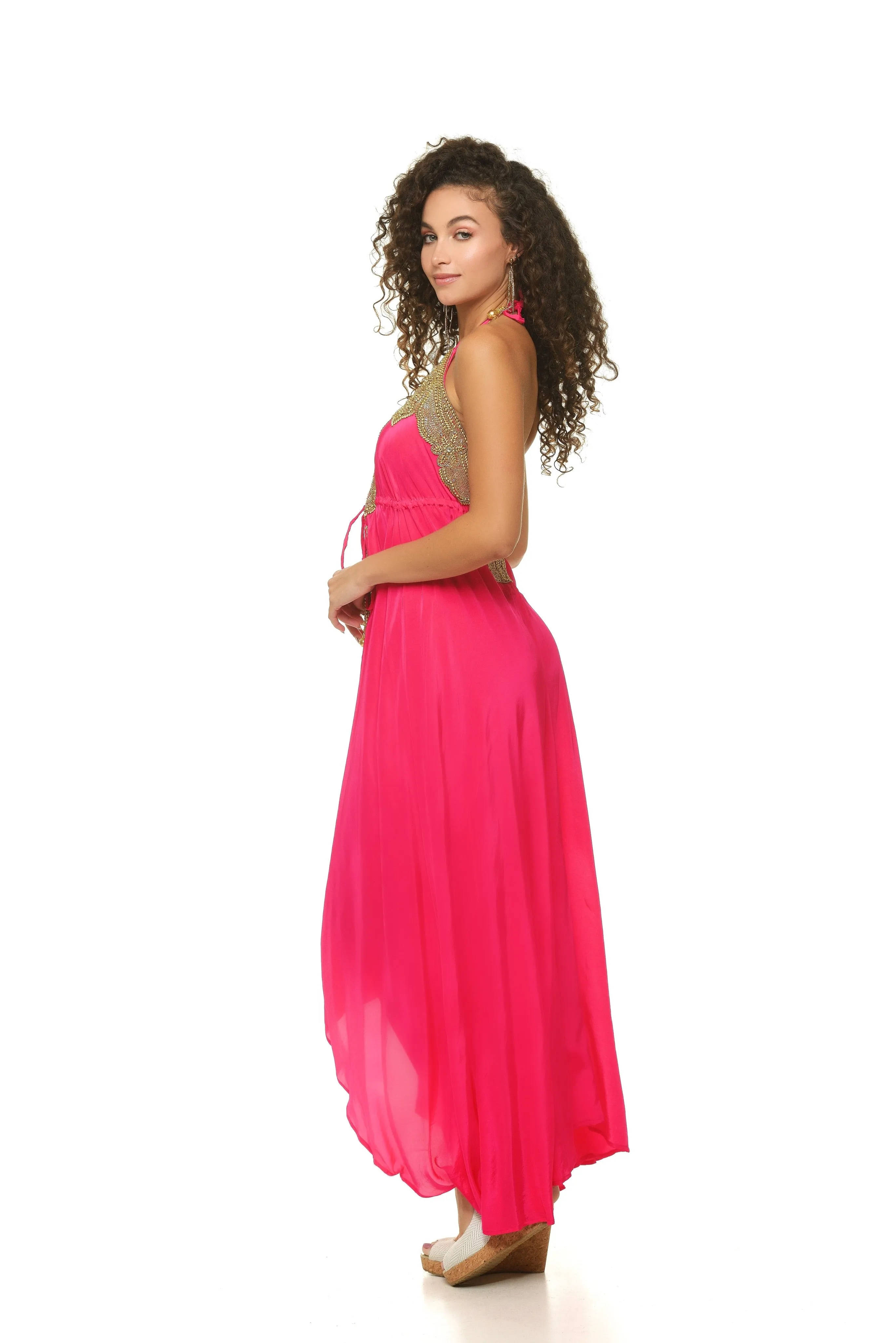 Heavenly Beaded Scarf Dress