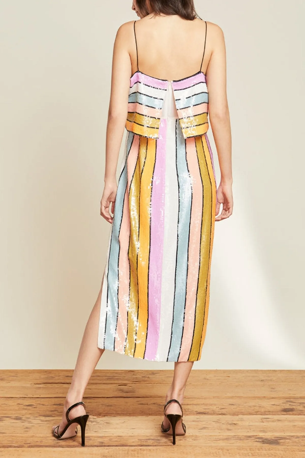 Ivanna Sequin Dress in Multi