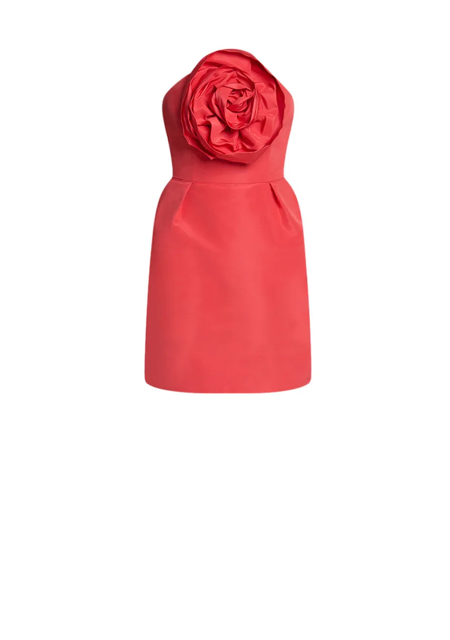 Ivette Silk Faille Mini Dress