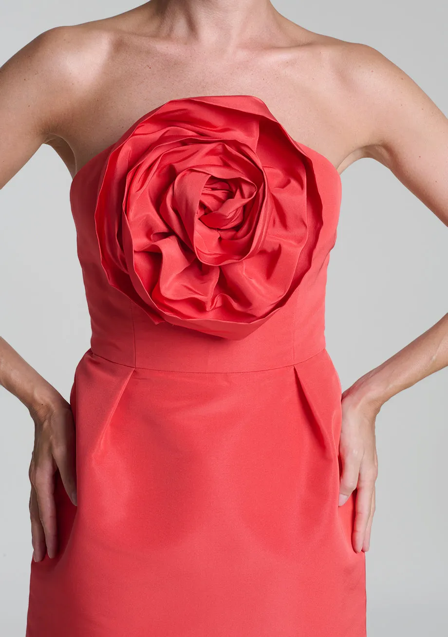 Ivette Silk Faille Mini Dress