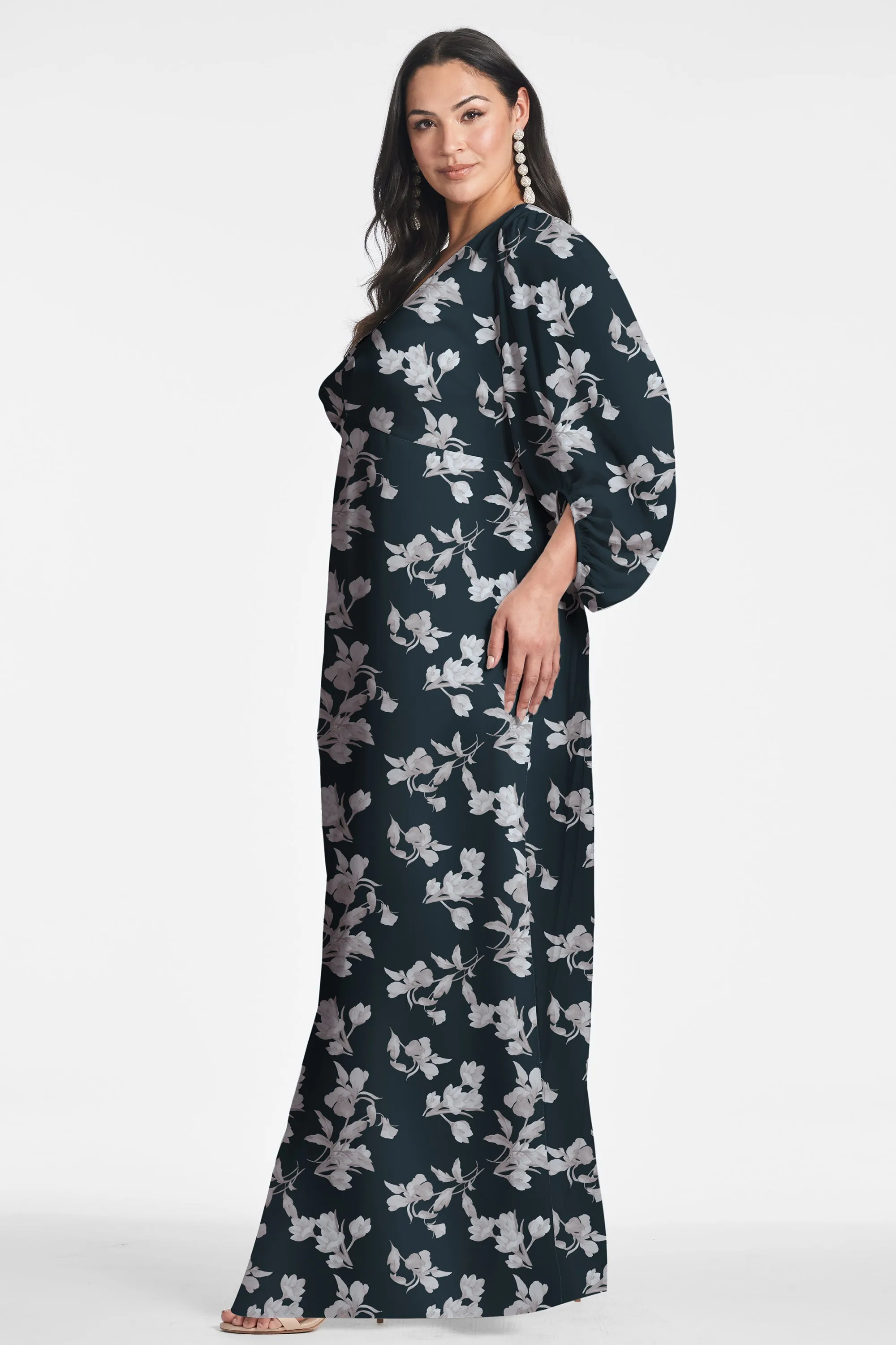 Jenny Gown - Navy Venetia Petal