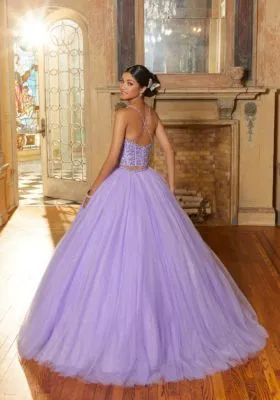 Jewel Encrusted Two-Piece Dress