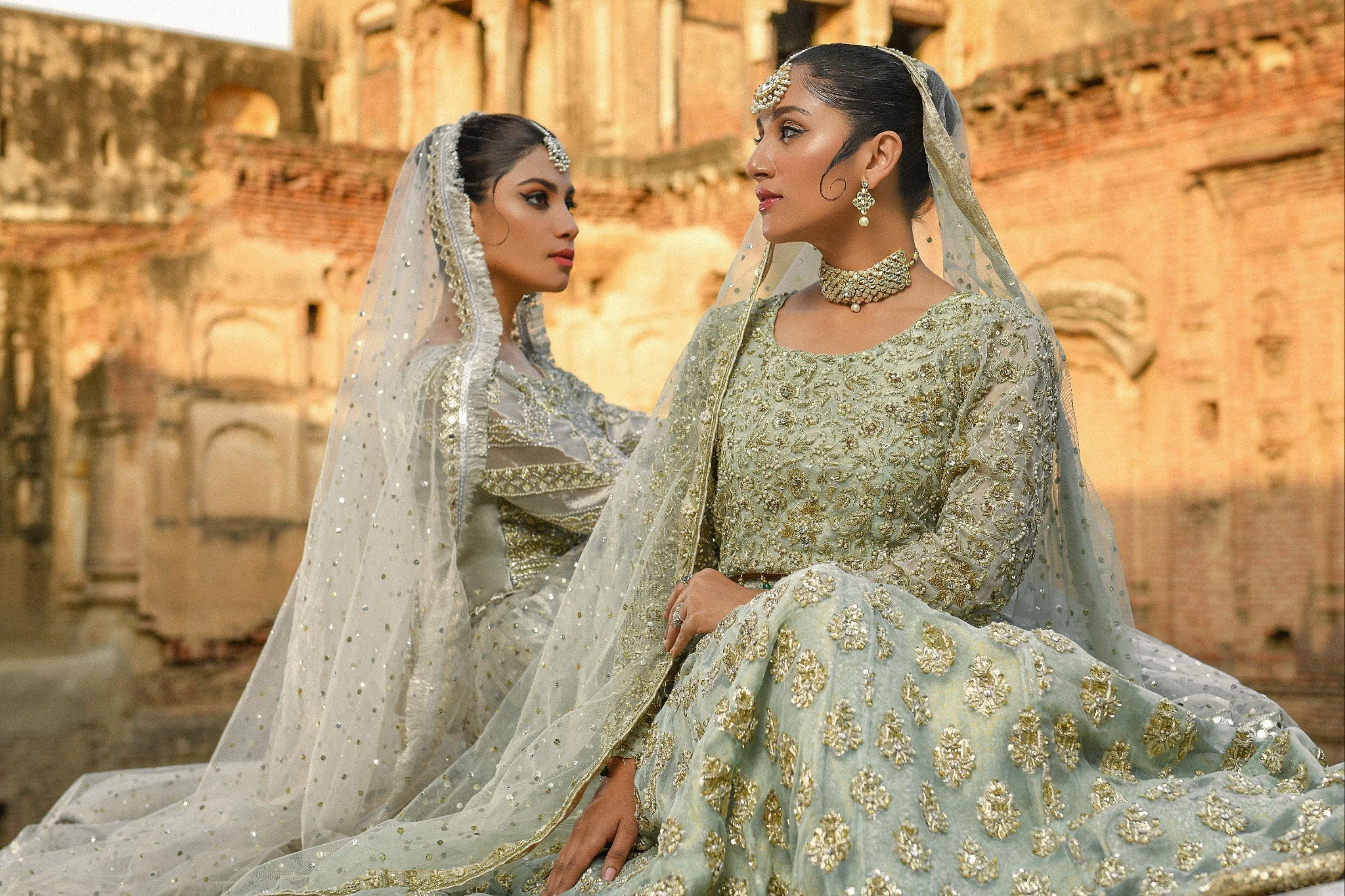 Lengha Choli Dupatta Traditional Bridal Dress #BS714