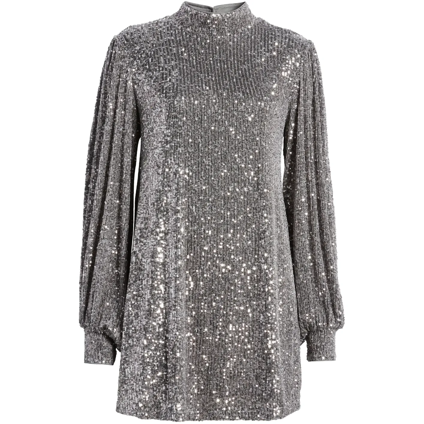 Lola Sequin Dress With Bishop Sleeves
