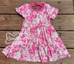 Mackenzie Pink & White Dress
