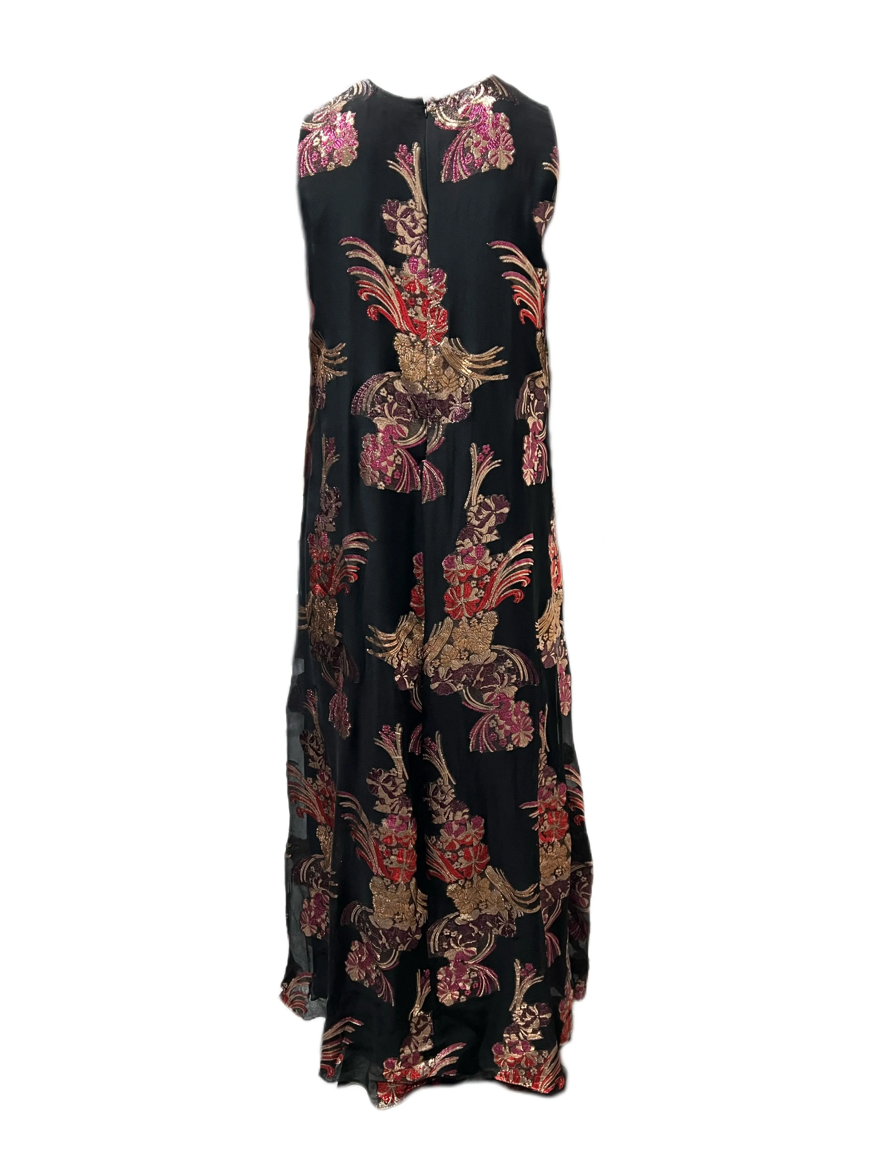 Marina Rinaldi Women's Nero Decimo Sleeveless Maxi Dress NWT