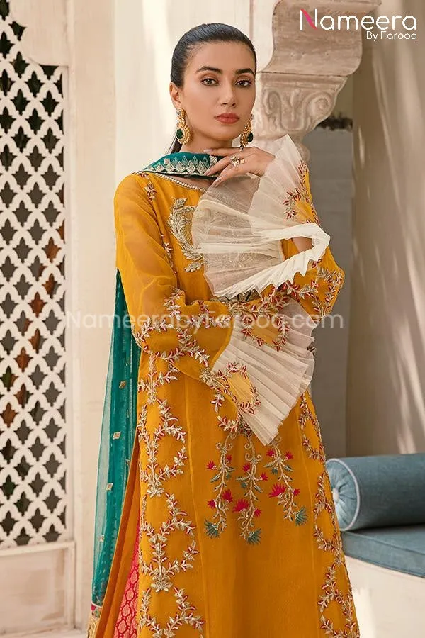 Maryum n Maria Pakistani Gharara Traditional #PF56