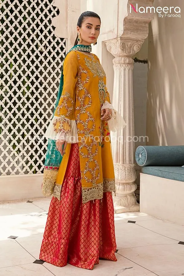 Maryum n Maria Pakistani Gharara Traditional #PF56