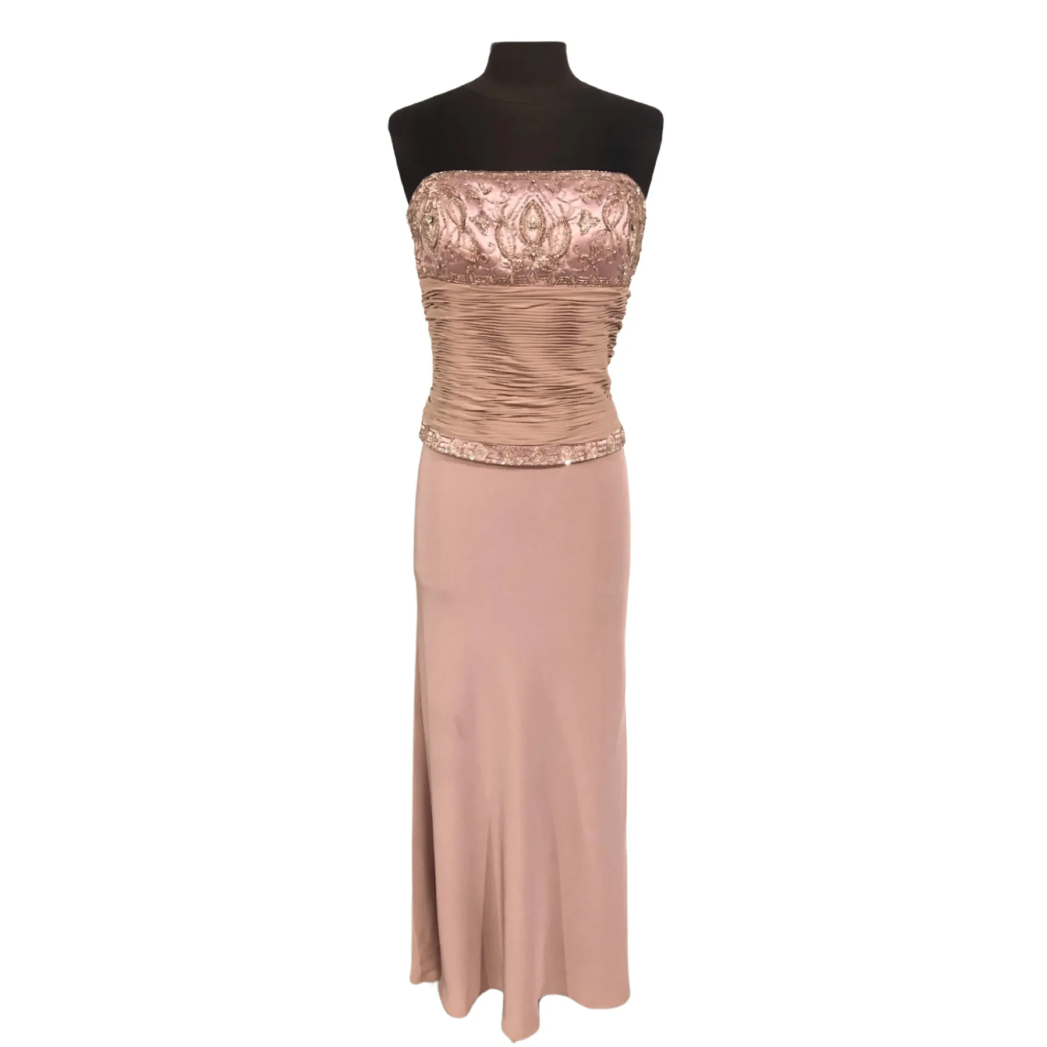 MONTAGE BY MON CHERI Mauve Strapless Dress with Jacket Set Size 10