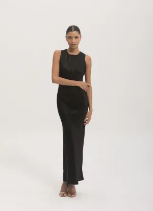 New York Midi Dress in Black