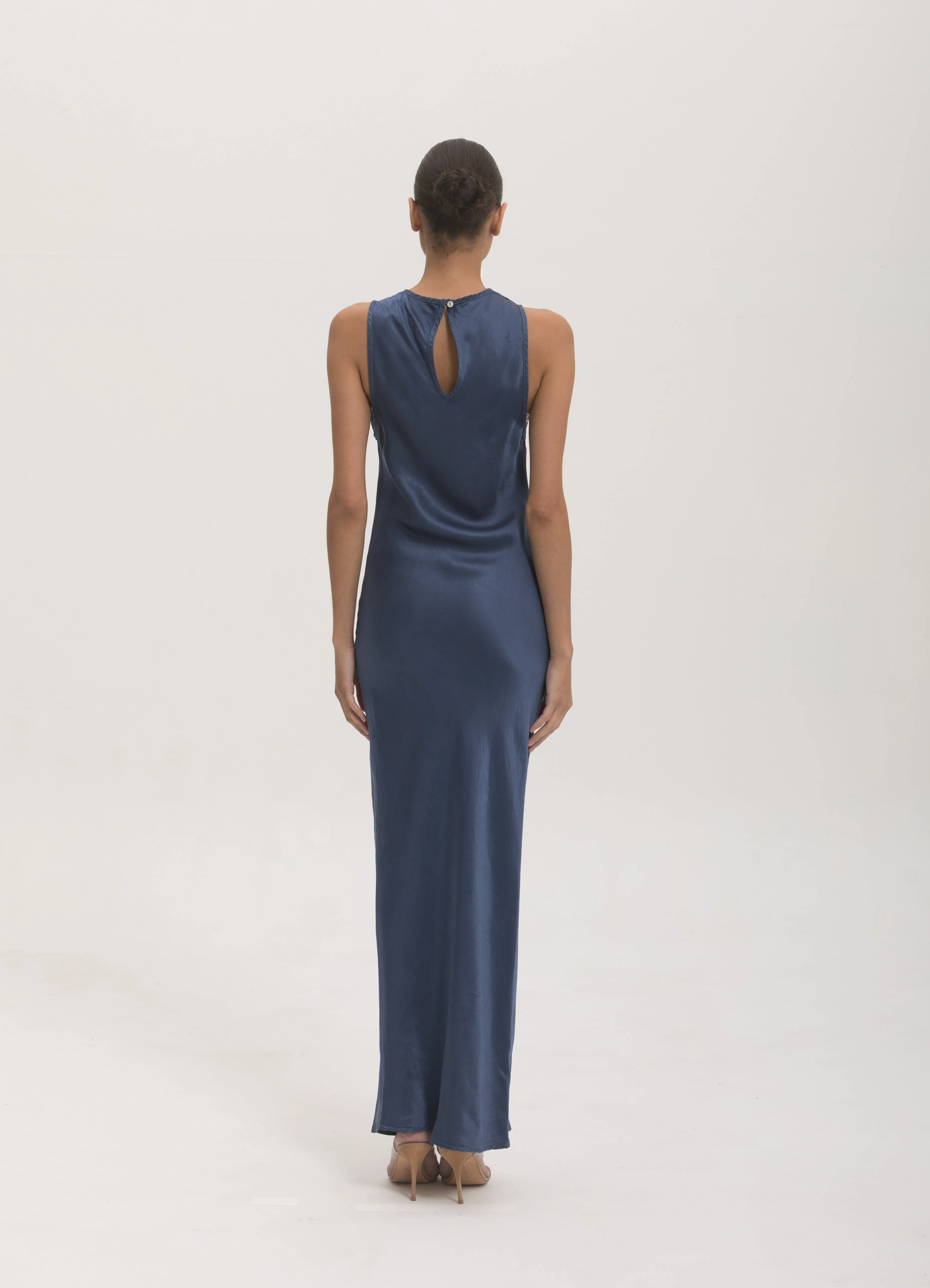 New York Midi Dress in Sapphire