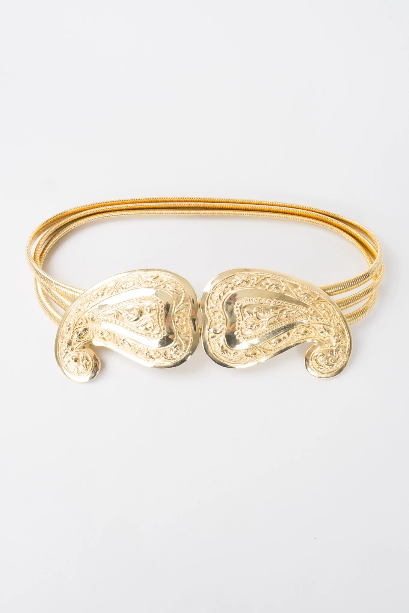 Paisley Buckle Belt