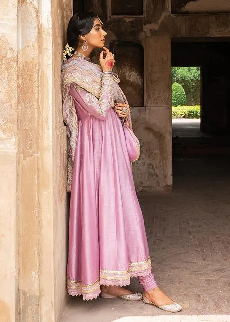 Pakistani Suit Party Wear in Soft Lilac Color #PF154