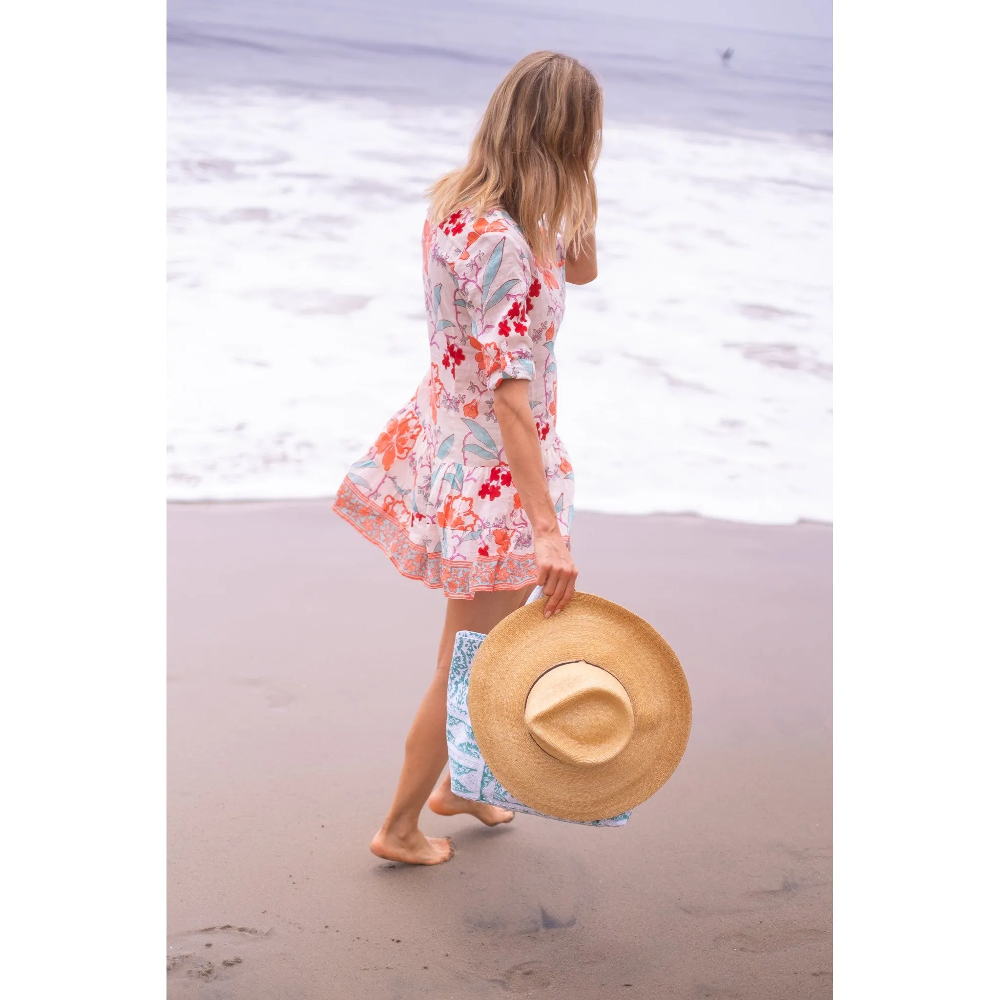 Popover Flounce Dress