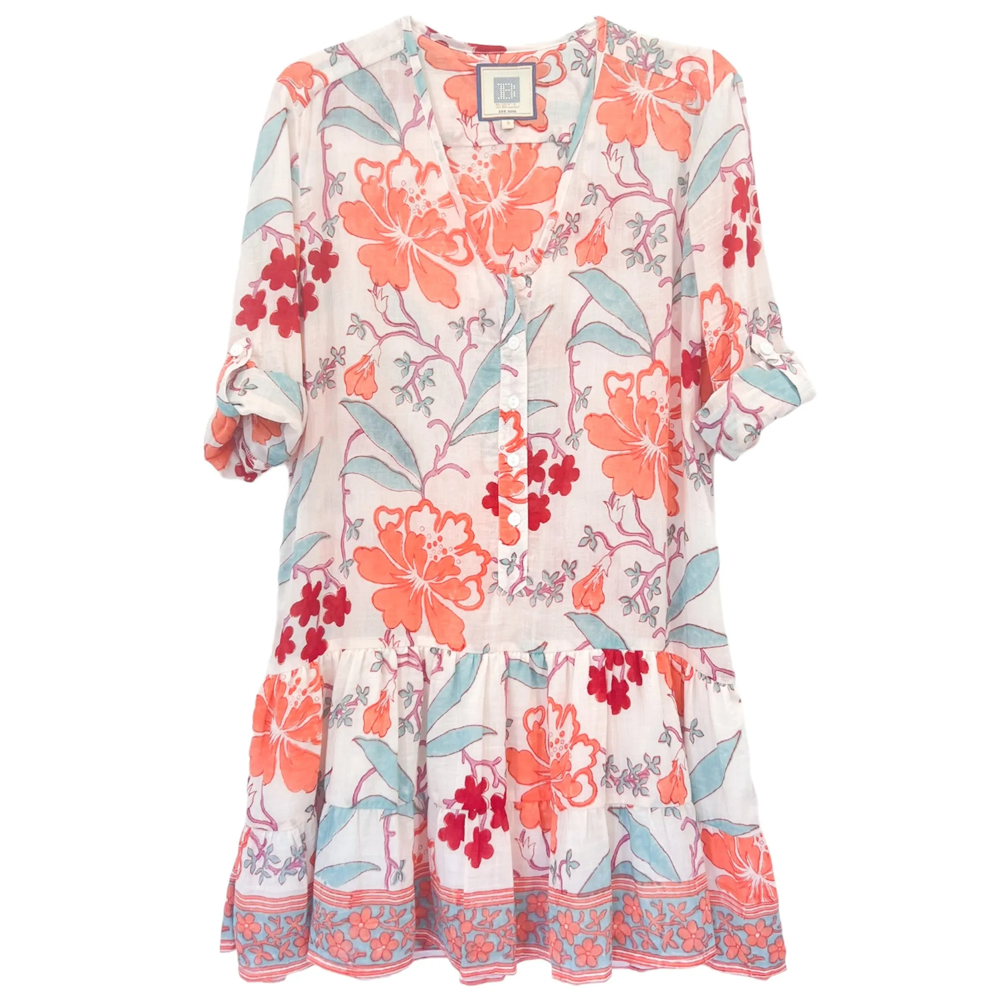 Popover Flounce Dress