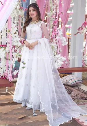 Premium White Frocks Pakistani Dress for Eid #PN461